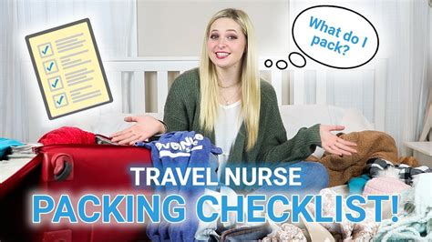travel nurse packing list